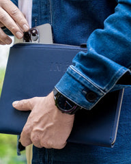 Etui na tablet INE 10/11" ze skóry z recyklingu z nadrukiem - 3