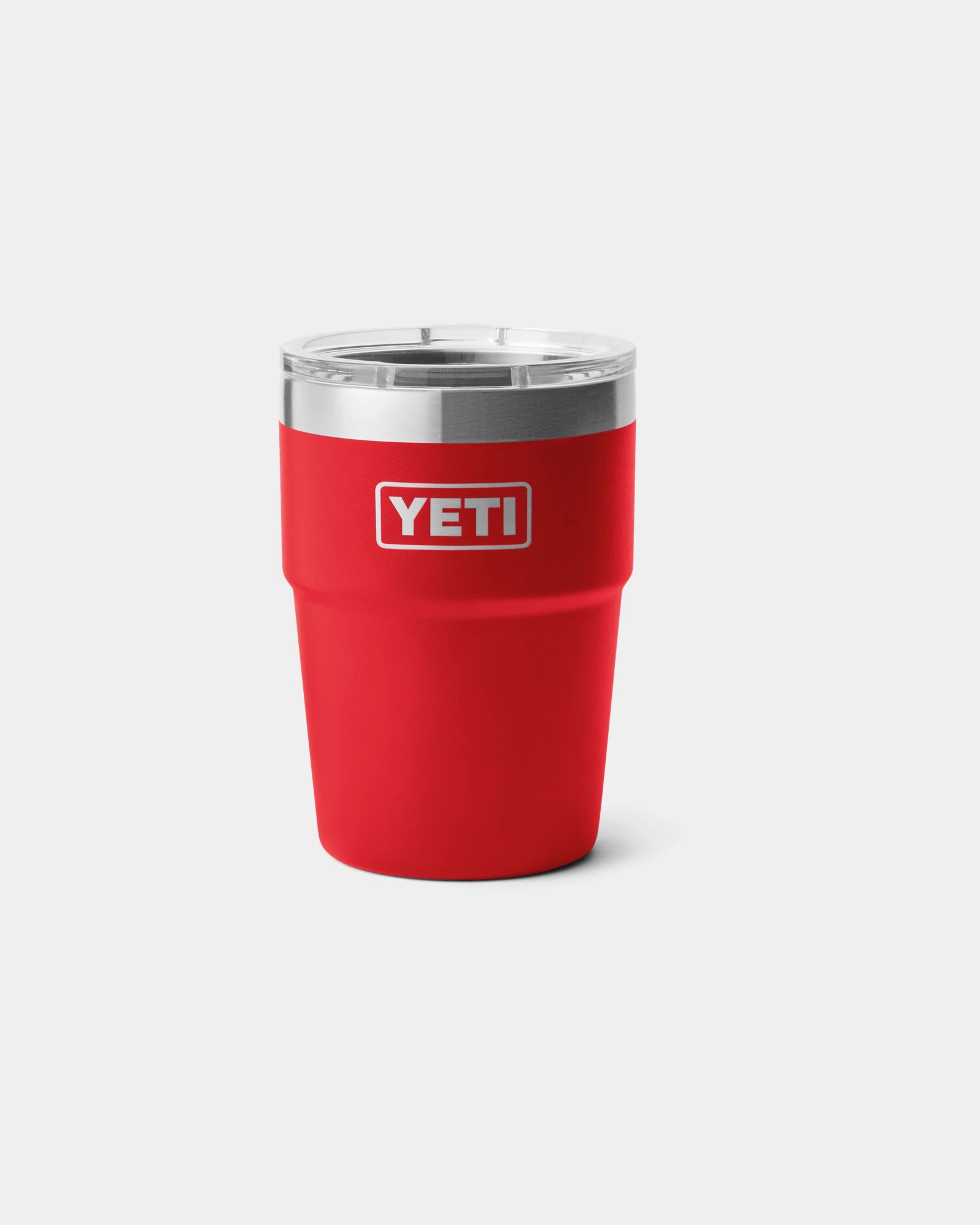 Kubek termiczny ze stali nierdzewnej 473 ml Yeti Rambler z nadrukiem - Czerwony ratunkowy