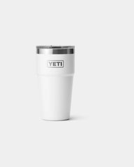 Kubek termiczny ze stali nierdzewnej Yeti Rambler 591 ml z nadrukiem - Biały