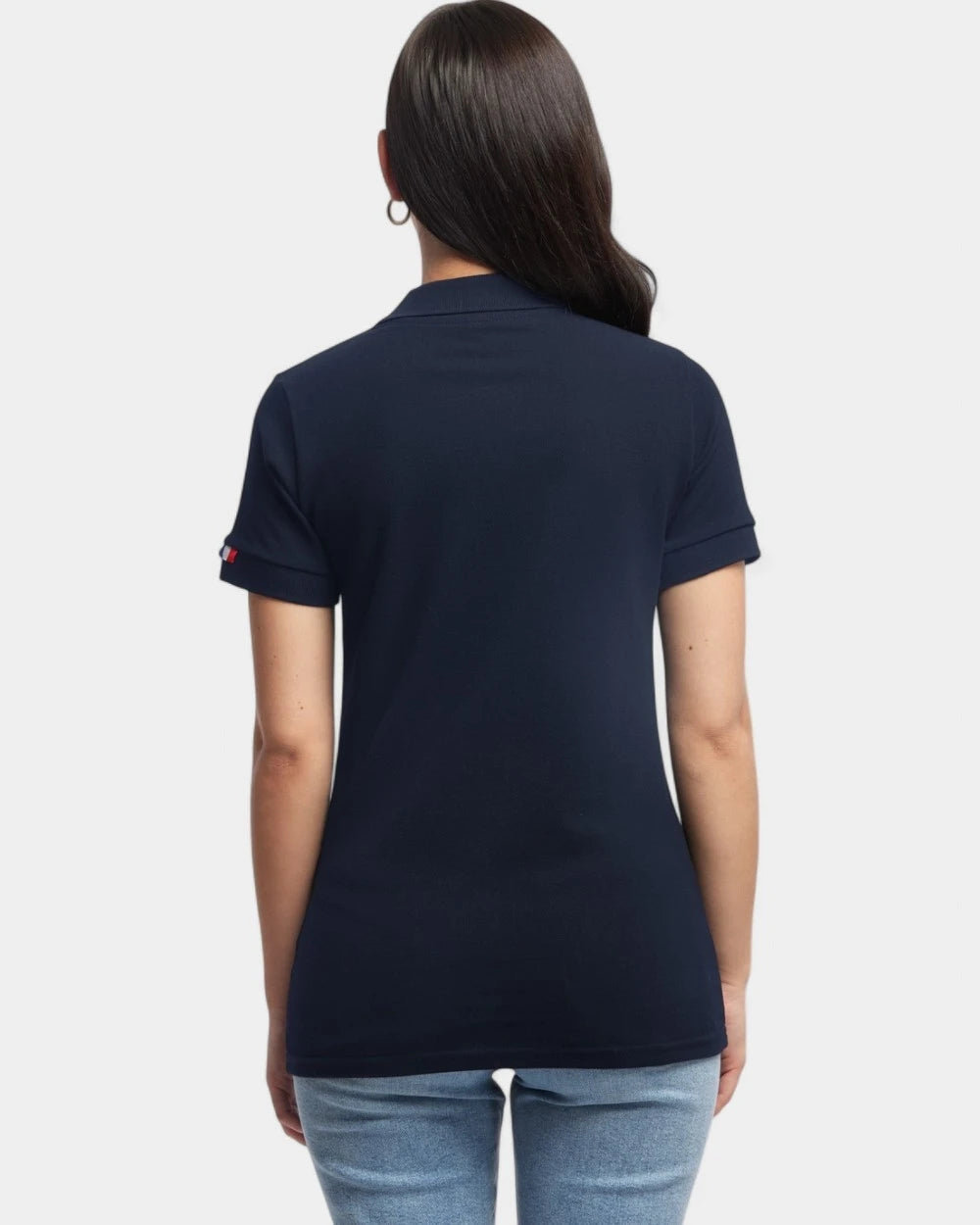 Damska koszulka polo Made in France z logo - 16