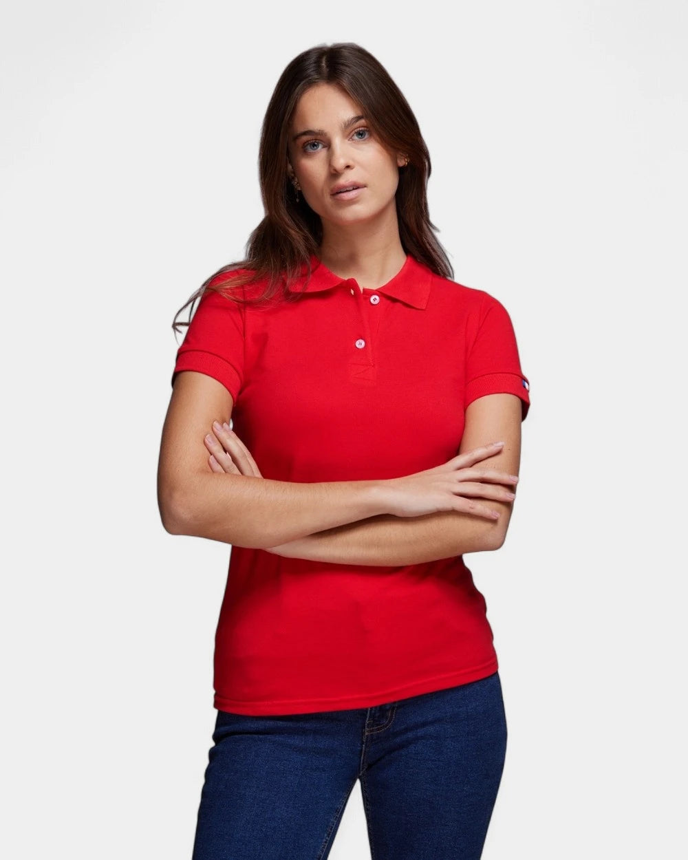 Damska koszulka polo Made in France z logo - 24
