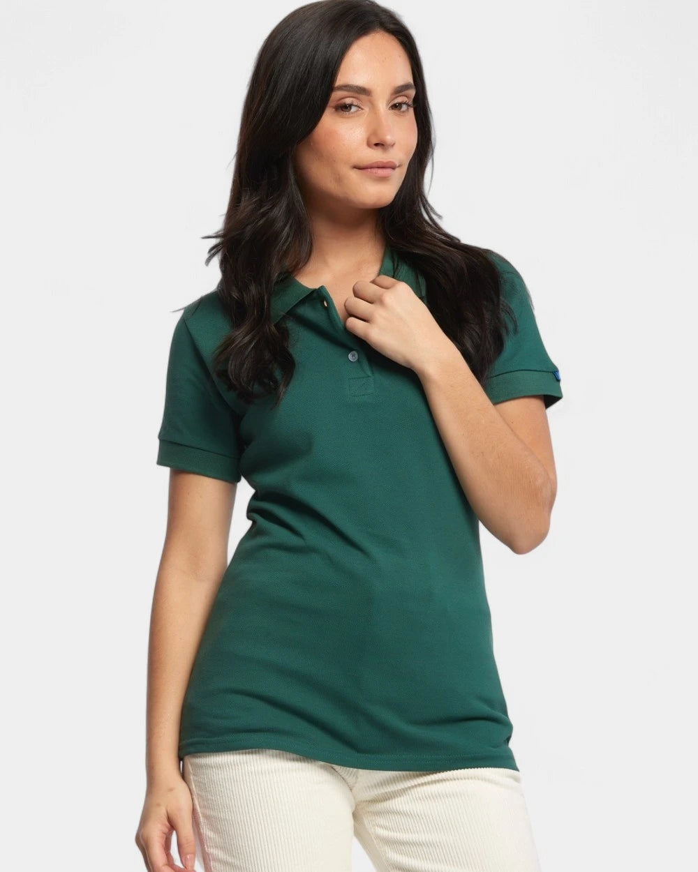 Damska koszulka polo Made in France z logo - 30