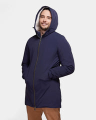 Długa parka z podszewką sherpa z logo - 4