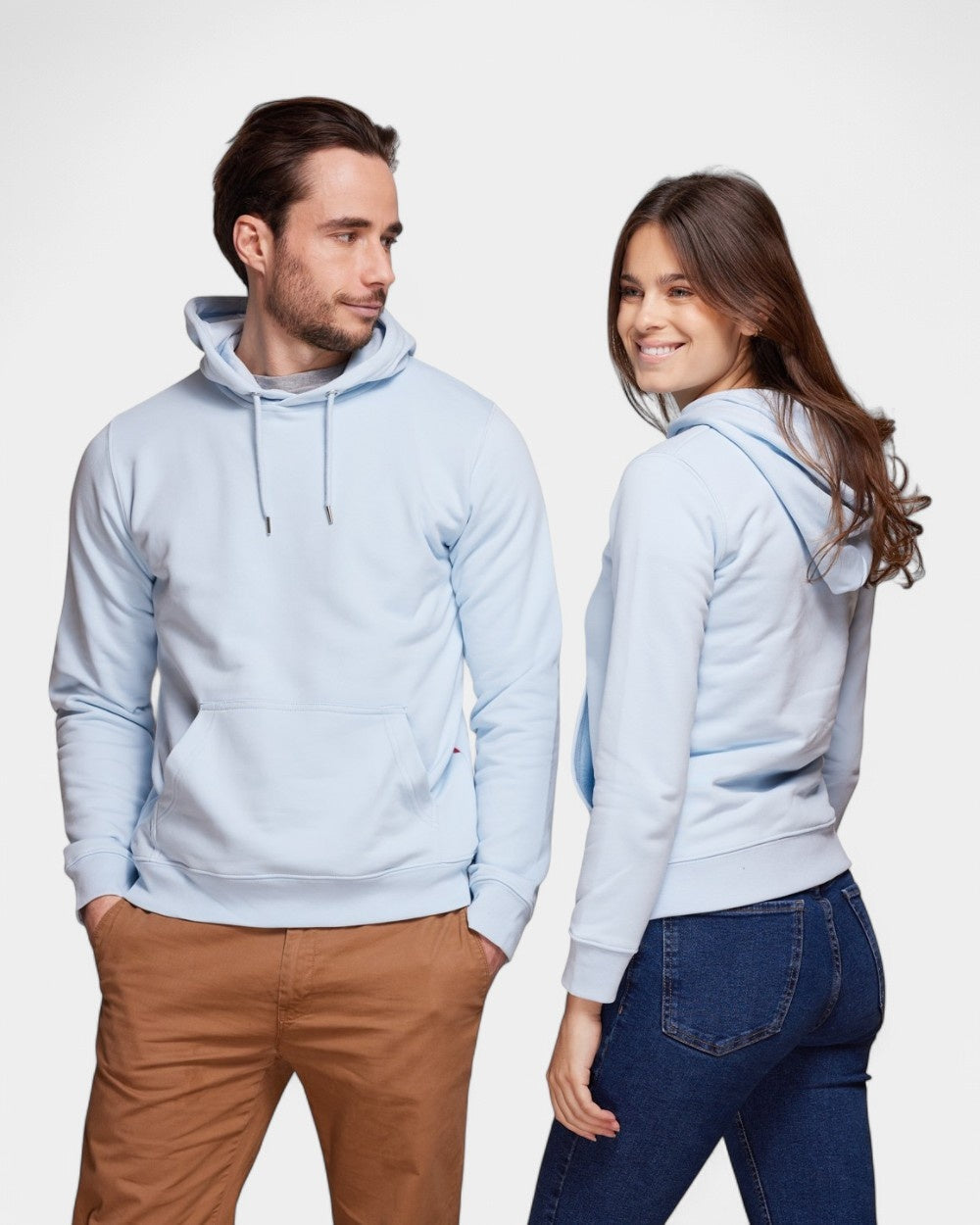 Bluza unisex z kapturem Made in France z logo