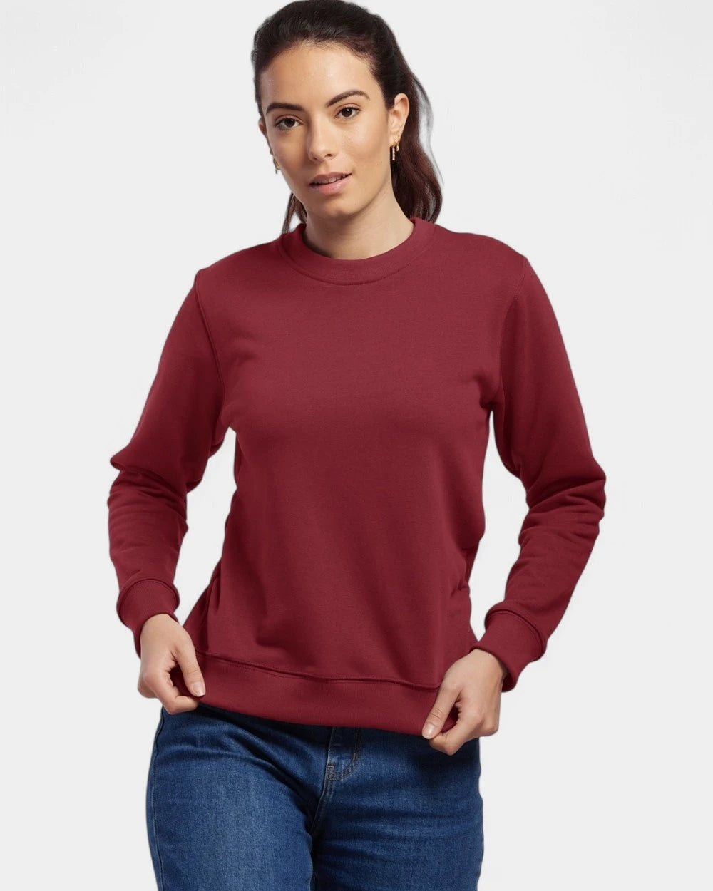 Sweatshirt à col rond Made in France à personnaliser - 13