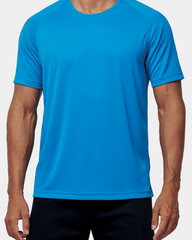 Męski sportowy T-shirt w 100% z recyklingu z nadrukiem - 1