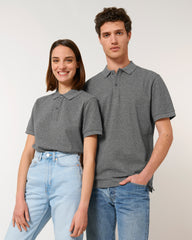 Koszulka polo unisex z bawełny organicznej z logo - 24