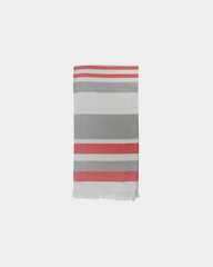 Fouta Made in Europe z logo - Czerwony