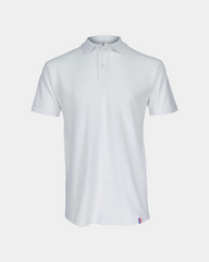 Męska koszulka polo Made in France z logo - Biały