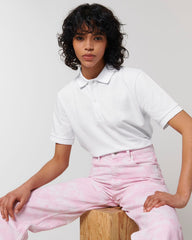 Koszulka polo unisex z bawełny organicznej z logo - 17