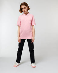 Koszulka polo unisex z bawełny organicznej z logo - 4