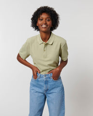 Koszulka polo unisex z bawełny organicznej z logo - 14