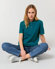 Koszulka polo unisex z bawełny organicznej z logo - 12